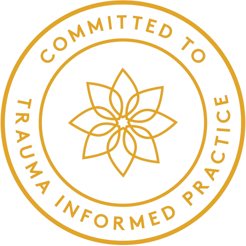 Committed to trauma informed practice badge